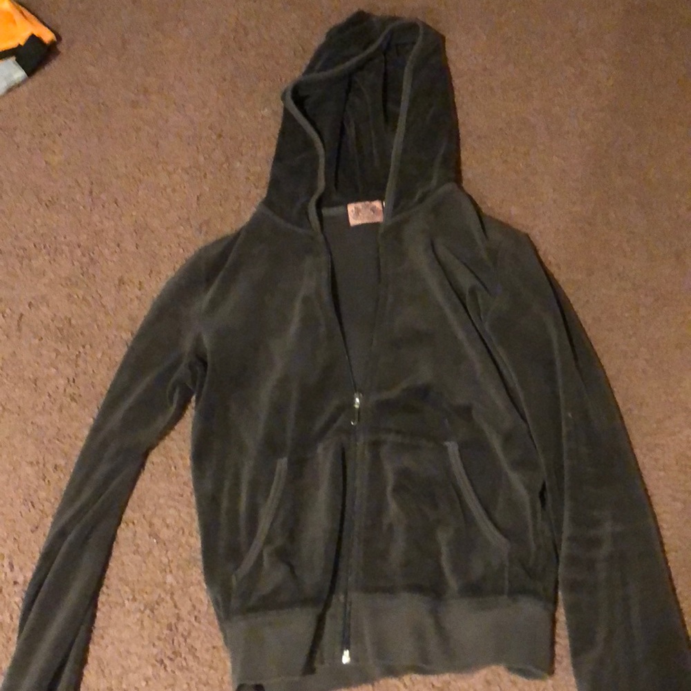 Juicy Couture Sweatshirt Small Charcoal